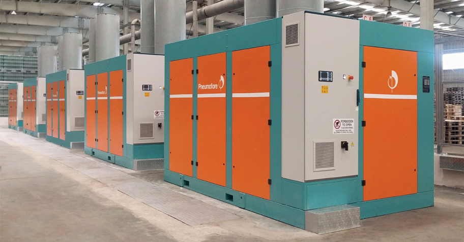 Pneumofore Rotary Vane Air Compressors - CAN Indus